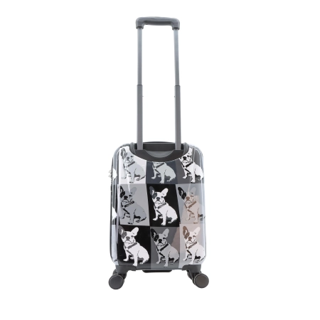 Mała walizka twarda Saxoline Bulldog Mono czarna 36 l