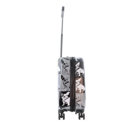 Mała walizka twarda Saxoline Bulldog Mono czarna 36 l