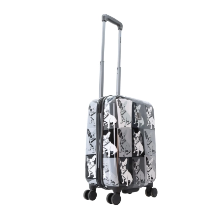 Mała walizka twarda Saxoline Bulldog Mono czarna 36 l