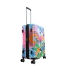 Średnia walizka twarda Saxoline Butterfly 65 l