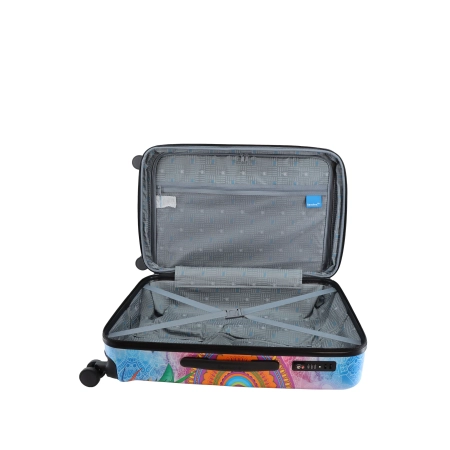 Średnia walizka twarda Saxoline Butterfly 65 l
