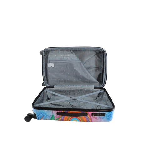 Średnia walizka twarda Saxoline Butterfly 65 l