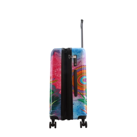 Średnia walizka twarda Saxoline Butterfly 65 l