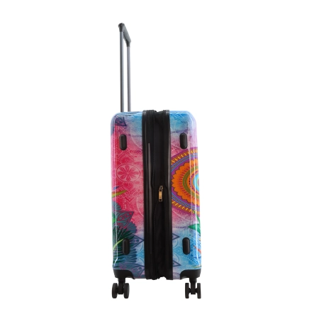 Średnia walizka twarda Saxoline Butterfly 65 l