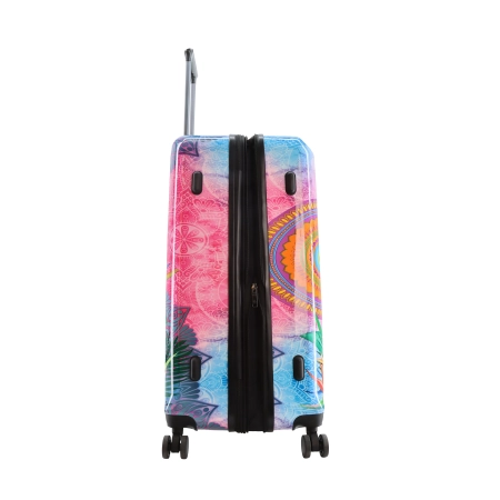 Duża walizka twarda Saxoline Butterfly 104 l