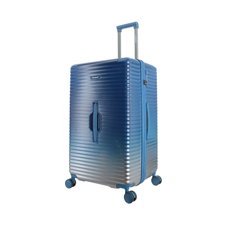 Duża walizka twarda Saxoline Elite Trunk niebieska 116 l