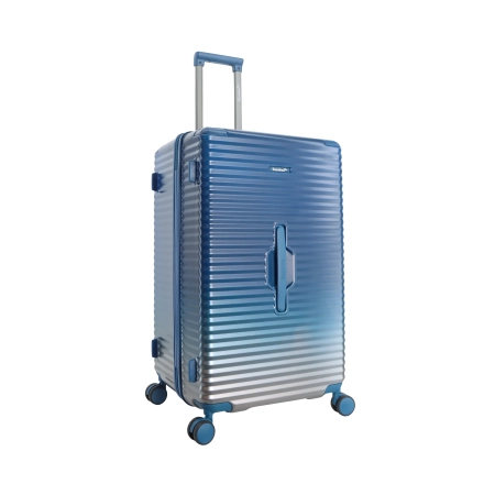 Duża walizka twarda Saxoline Elite Trunk niebieska 116 l