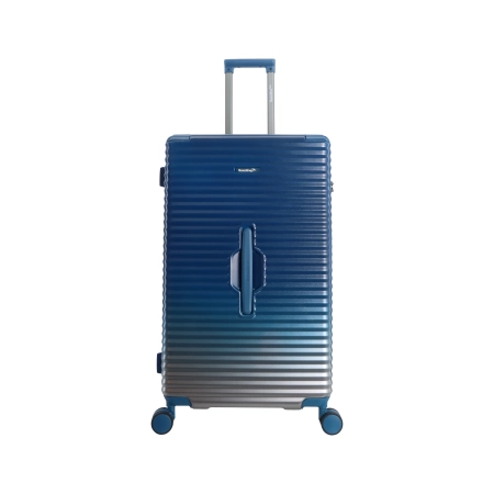 Duża walizka twarda Saxoline Elite Trunk niebieska 116 l