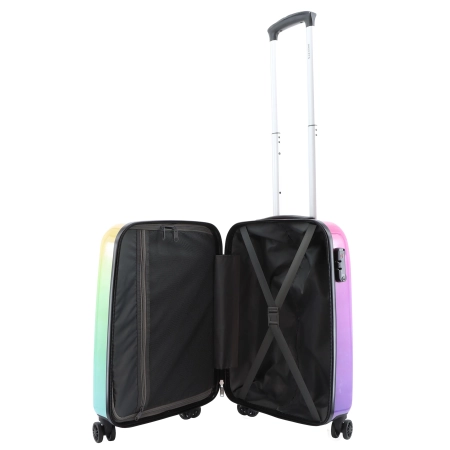 Mała walizka twarda Saxoline Rainbow 33 l