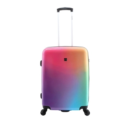 Średnia walizka twarda Saxoline Rainbow 58 l