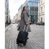 Mała walizka miękka Saxoline Soft czarna 36 l