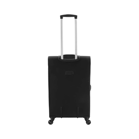 Średnia walizka miękka Saxoline Soft czarna 63 l