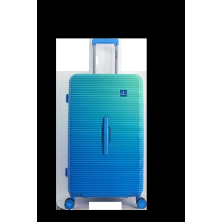 Walizka duża typu kuferek Saxoline Twist Blue (1)