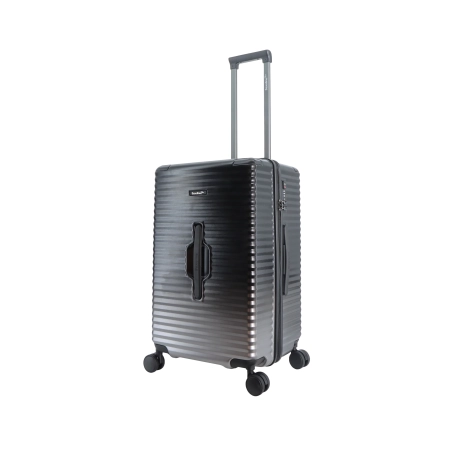 Średnia walizka twarda Saxoline Elite Trunk czarna 72 l