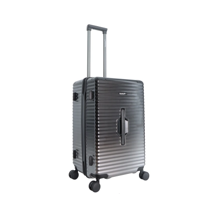 Średnia walizka twarda Saxoline Elite Trunk czarna 72 l
