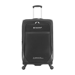 Średnia walizka miękka Saxoline Soft czarna 63 l