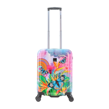 Mała walizka twarda Saxoline Butterfly 32 l
