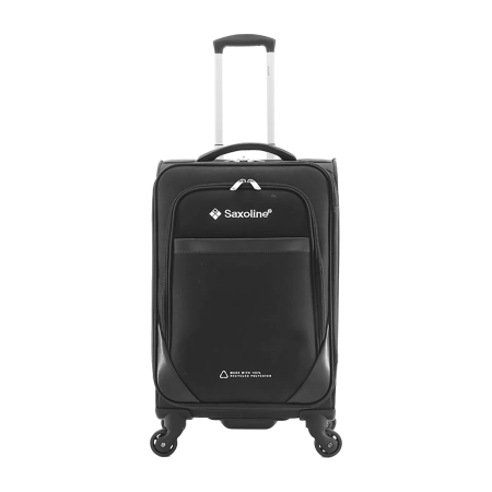 Mała walizka miękka Saxoline Soft czarna 36 l