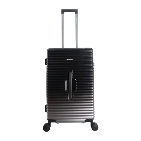 Średnia walizka twarda Saxoline Elite Trunk czarna 72 l